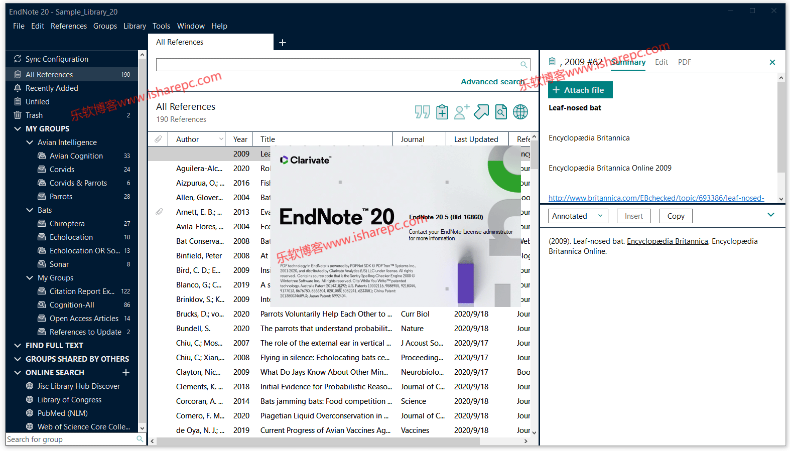 EndNote 20.5破解版