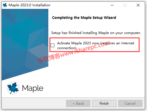 Maplesoft Maple 2023安装破解