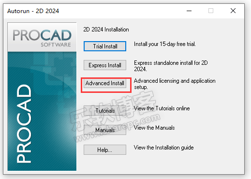 PROCAD 2D Plus 2024.0安装破解