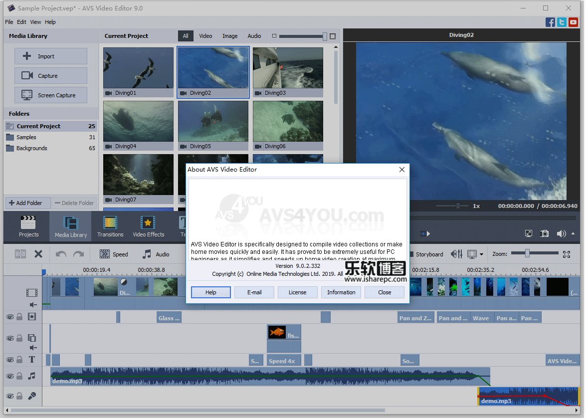 AVS Video Editor 9.0.2破解版
