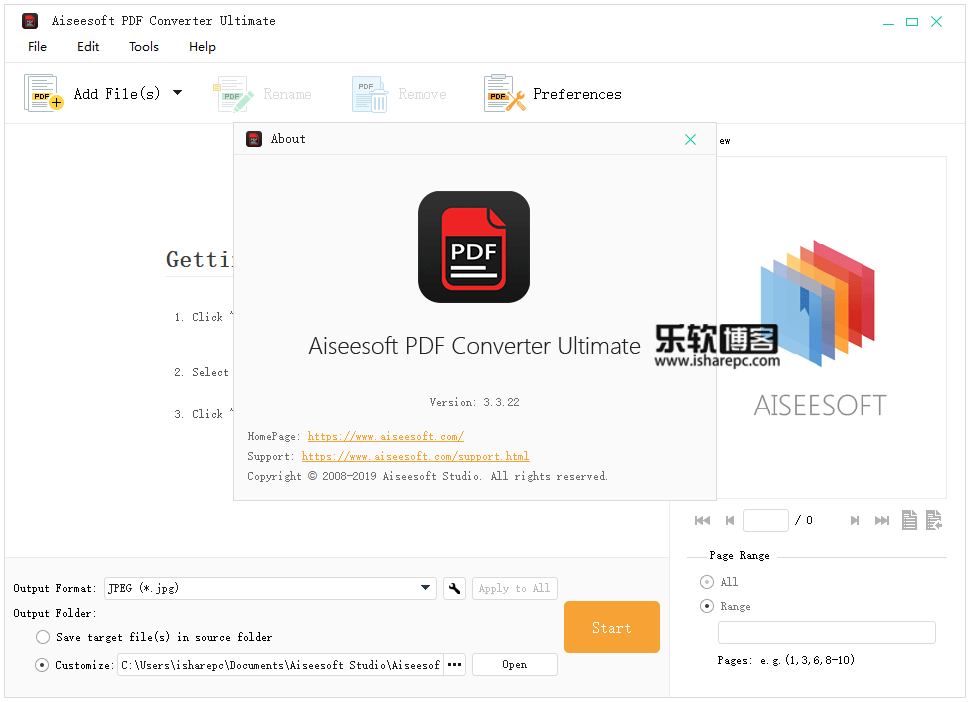Aiseesoft PDF Converter Ultimate 3.3.22破解版