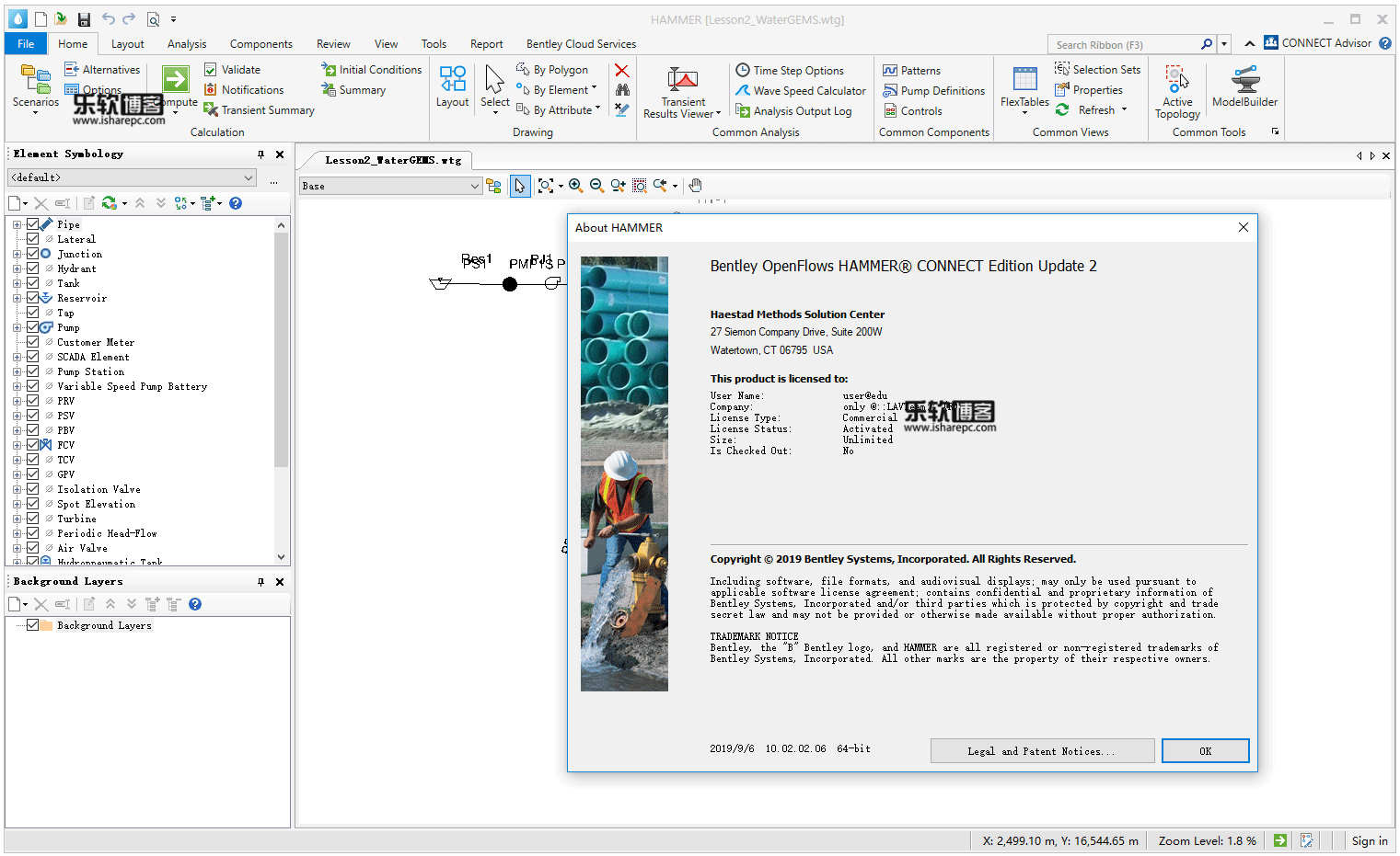 Bentley Hammer Connect Edition Update 2 v10.02.02.06破解版