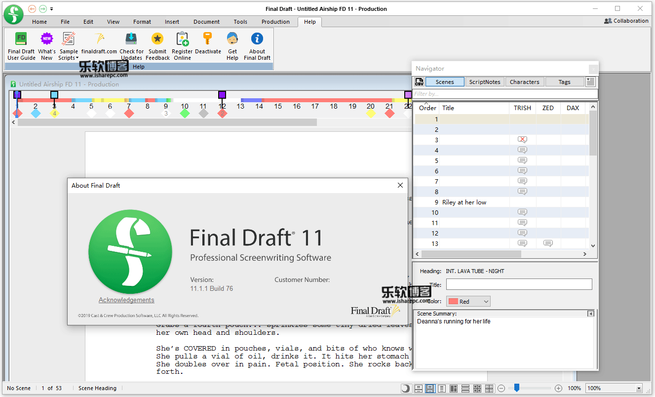 Final Draft 11.1.1 Win破解版