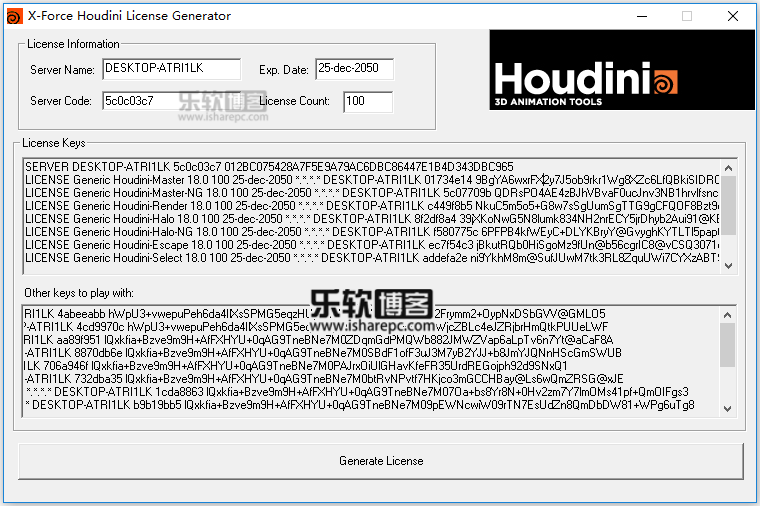 SideFX Houdini FX 18.0注册码