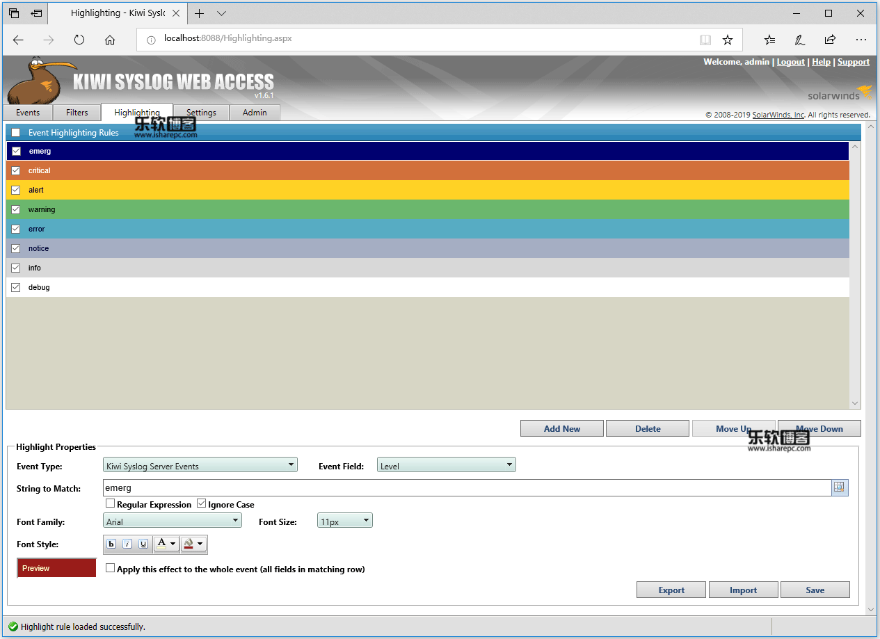 Solarwinds Kiwi SysLog Server 9.6.7.1破解版
