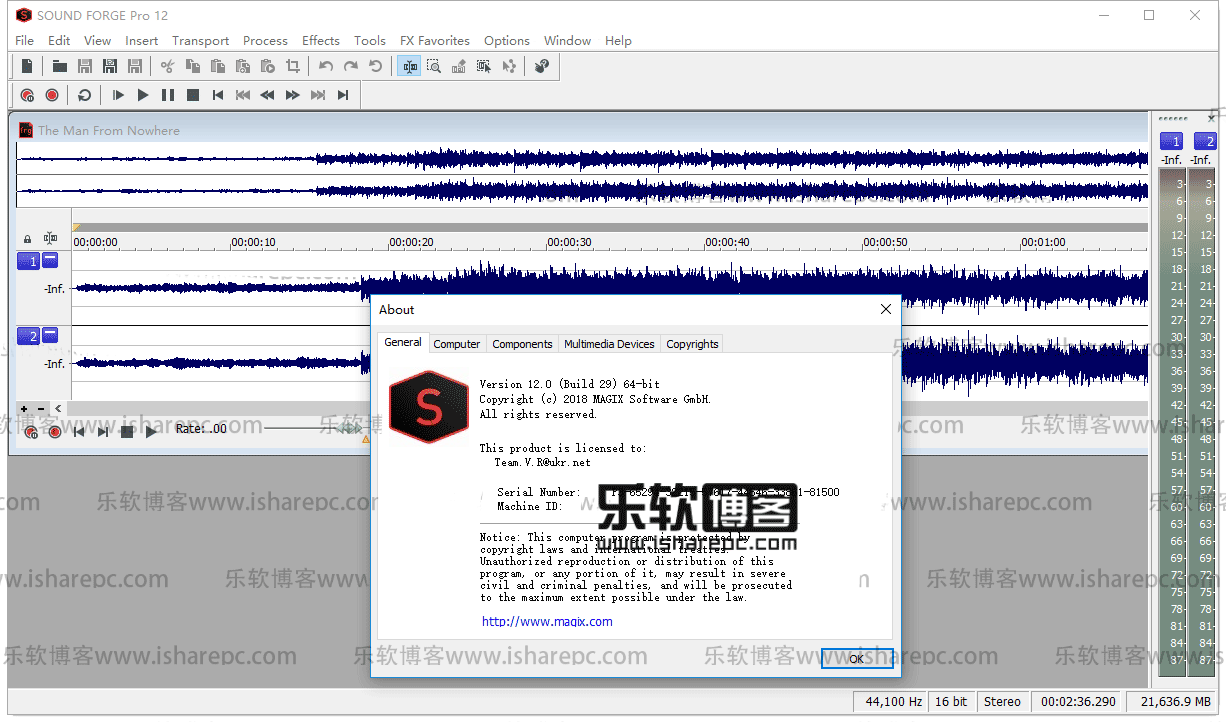 MAGIX Sound Forge Pro v12.0.29破解