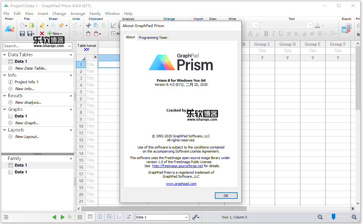 how to cite graphpad prism 8