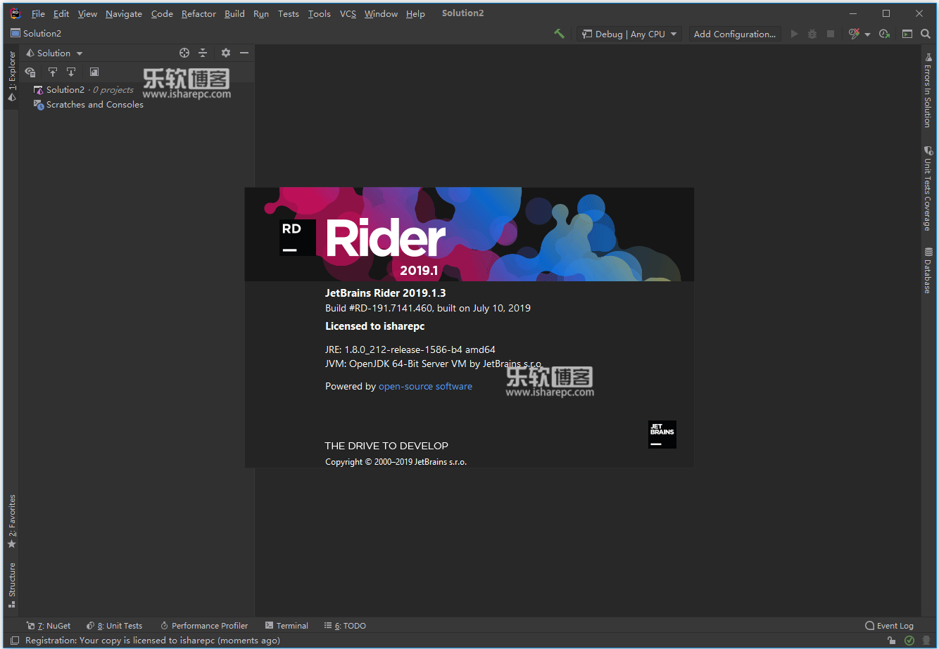 JetBrains Rider 2019.1.3破解版