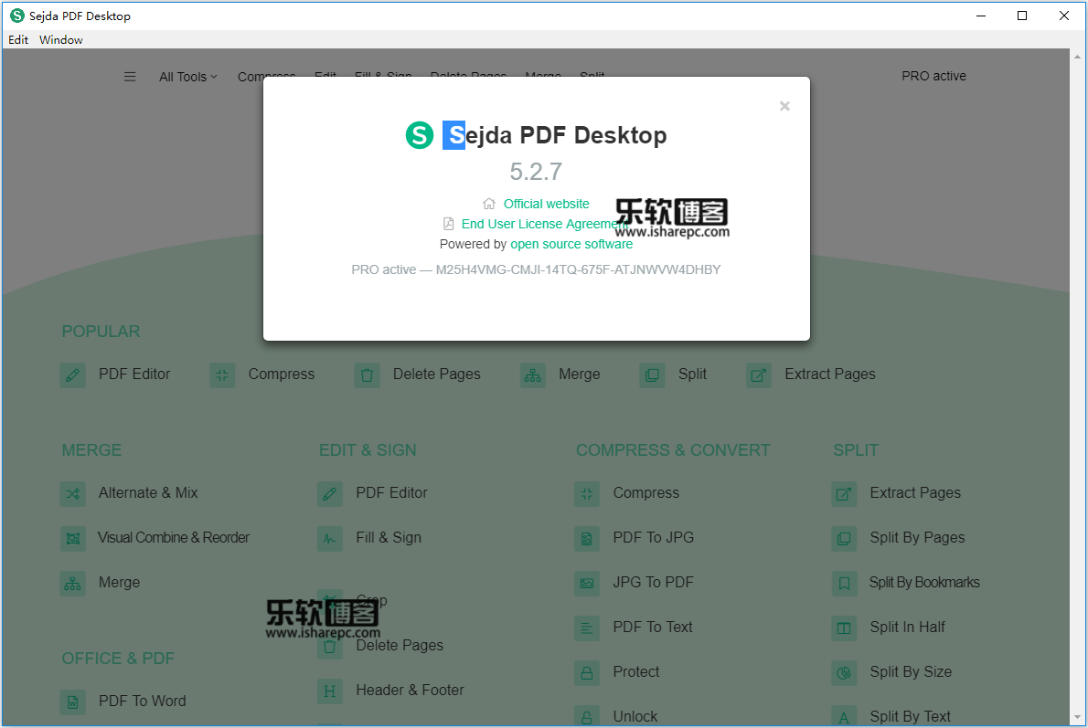 Sejda PDF Desktop Pro 5.2.7破解版