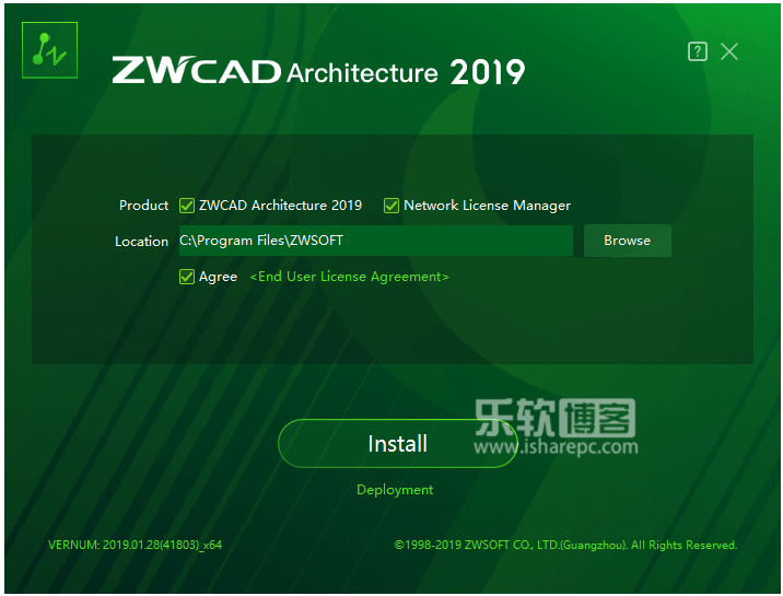 ZWCAD Architecture 2019 SP2